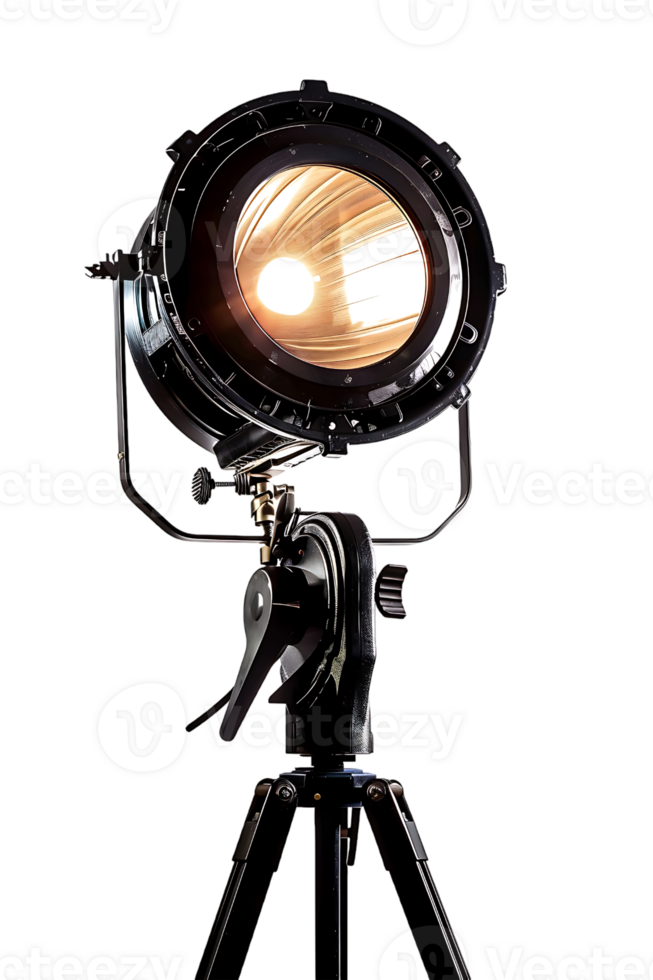 isolated studio spotlight against a transparent background png
