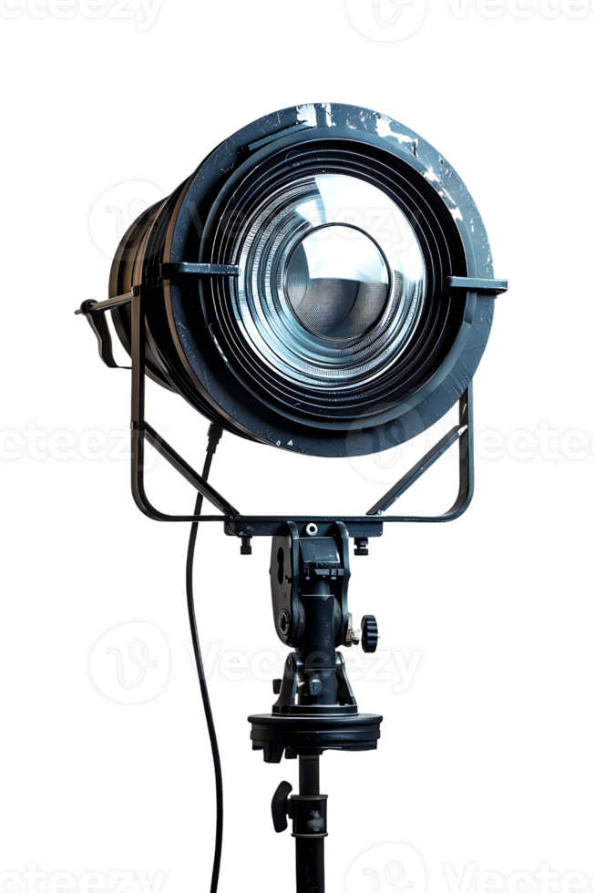 isolated studio spotlight against a transparent background png