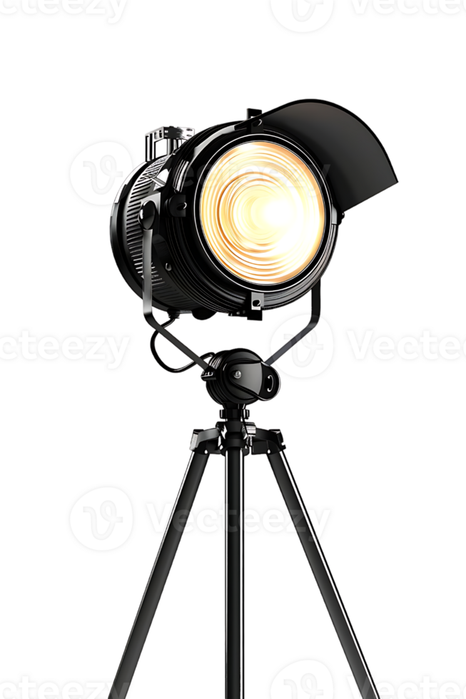isolated studio spotlight against a transparent background png