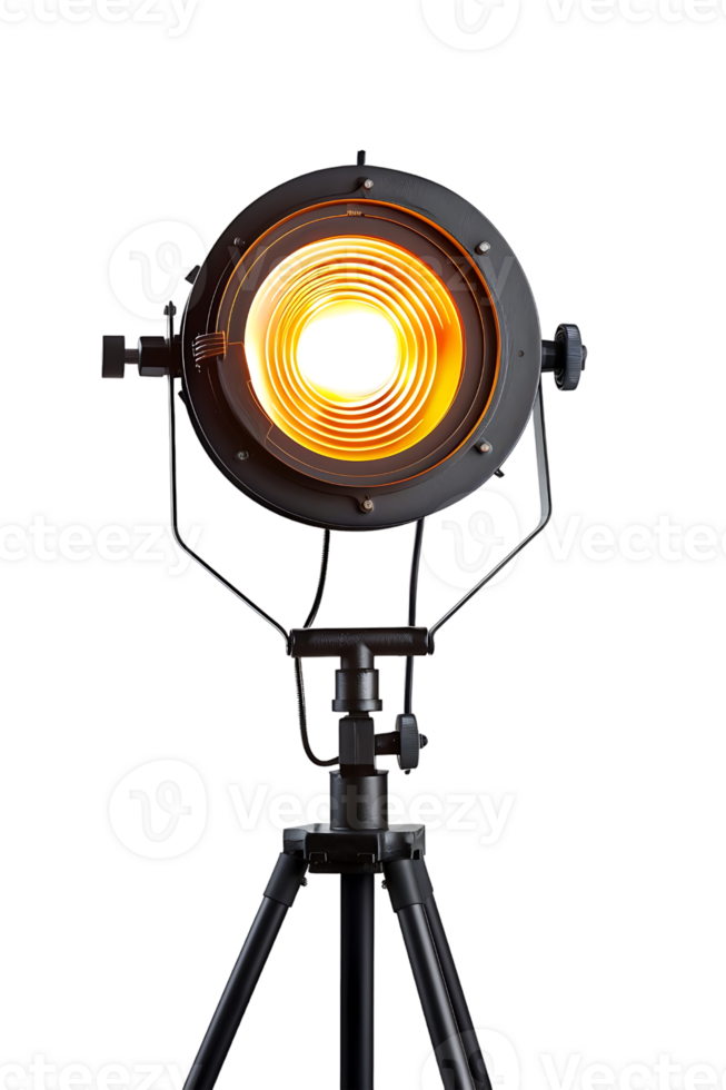 isolated studio spotlight against a transparent background png