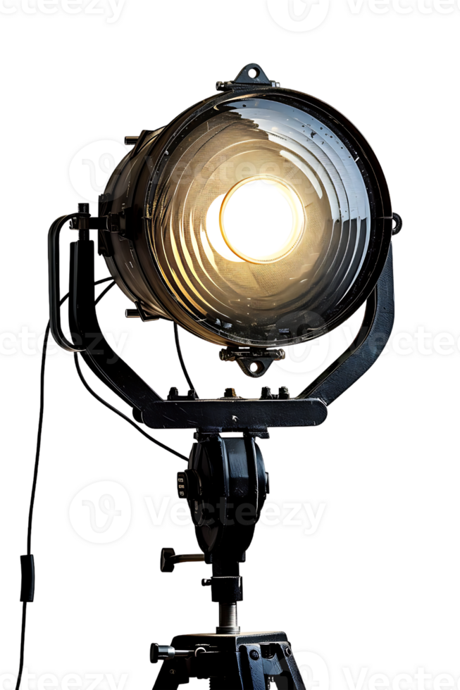 isolated studio spotlight against a transparent background png