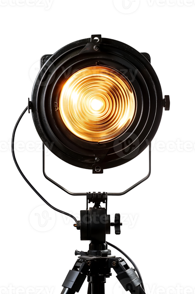 isolated studio spotlight against a transparent background png