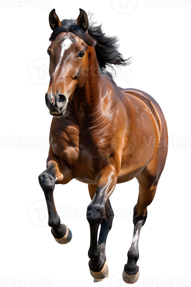 horse rearing up against a transparent background png