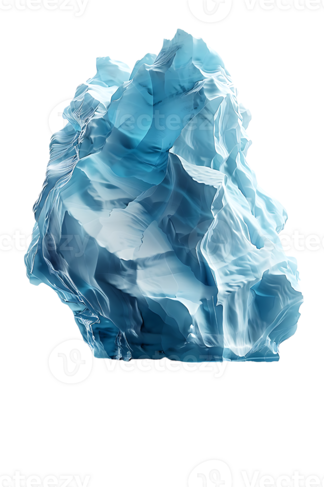 iceberg isolated against a transparent background png