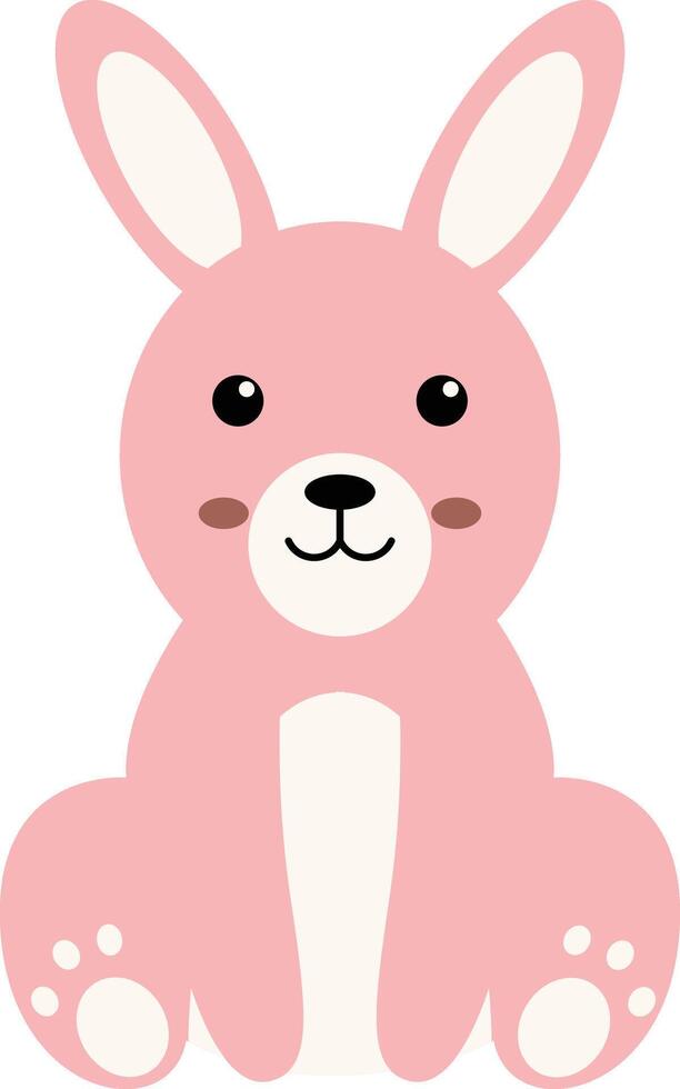 Cute Wildlife Clipart on White Background. Illustration in Cartoon Design Style. vector