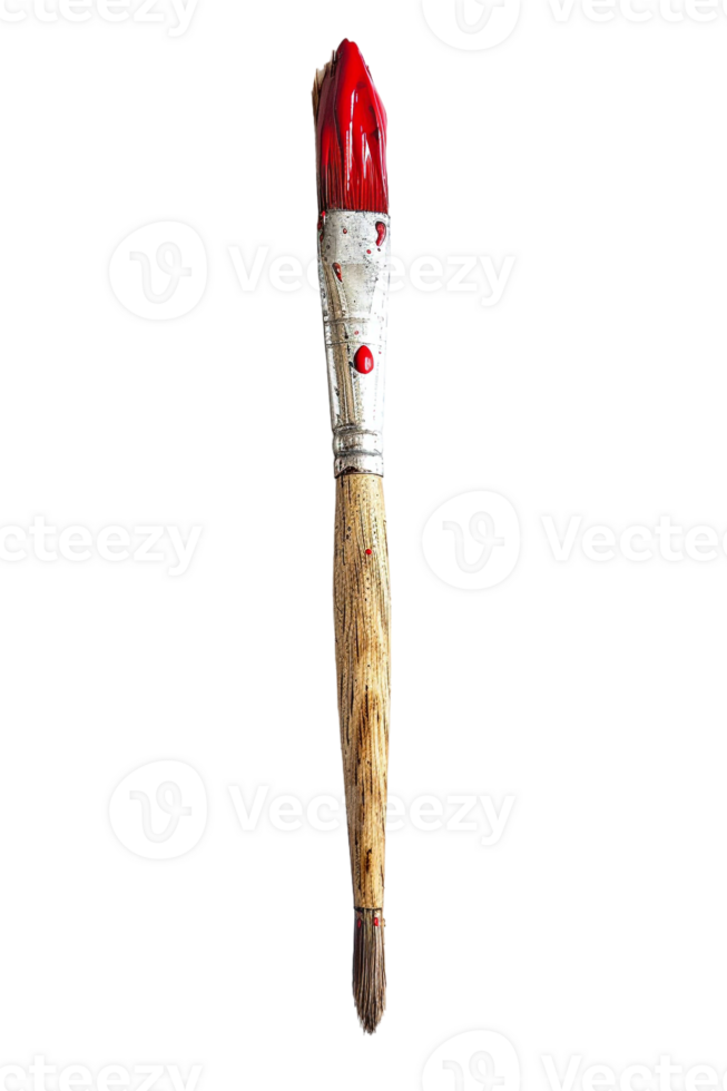 Paintbrush isolated against a transparent background png