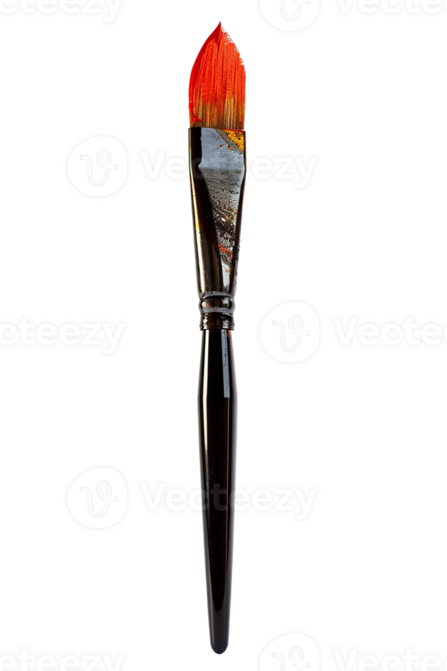 Paintbrush isolated against a transparent background png