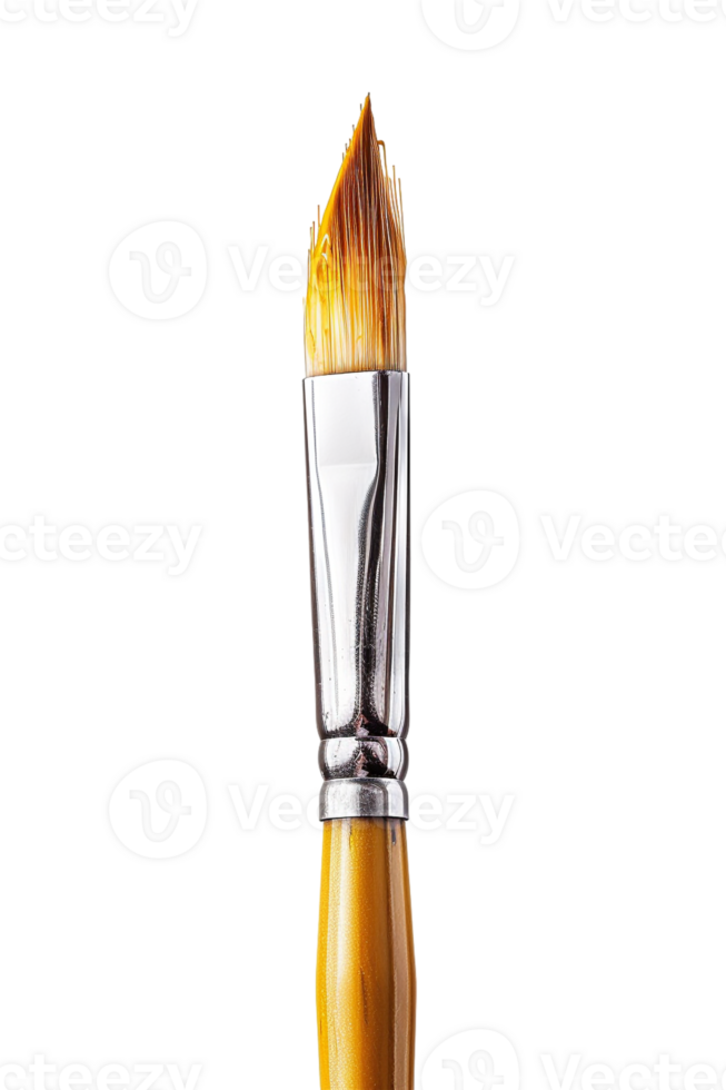 Paintbrush isolated against a transparent background png