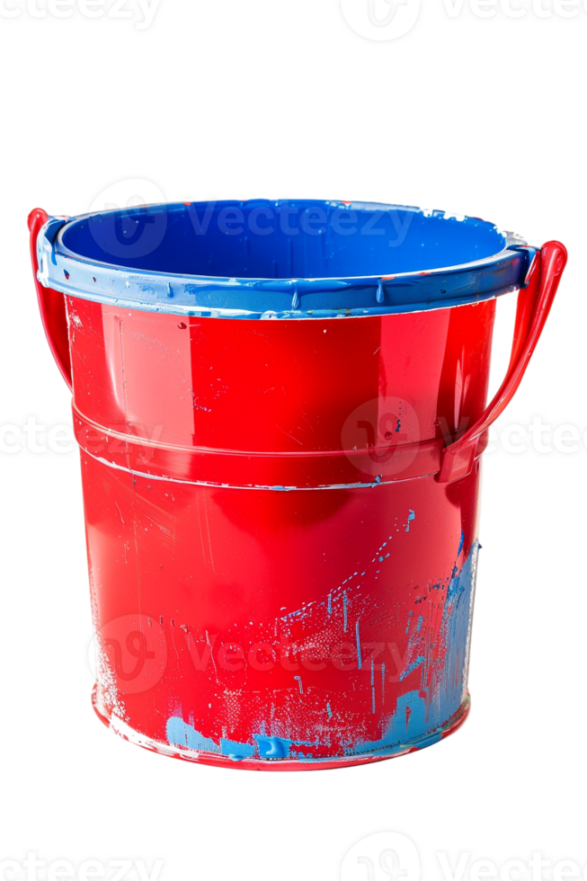 Paint bucket isolated against transparent background png