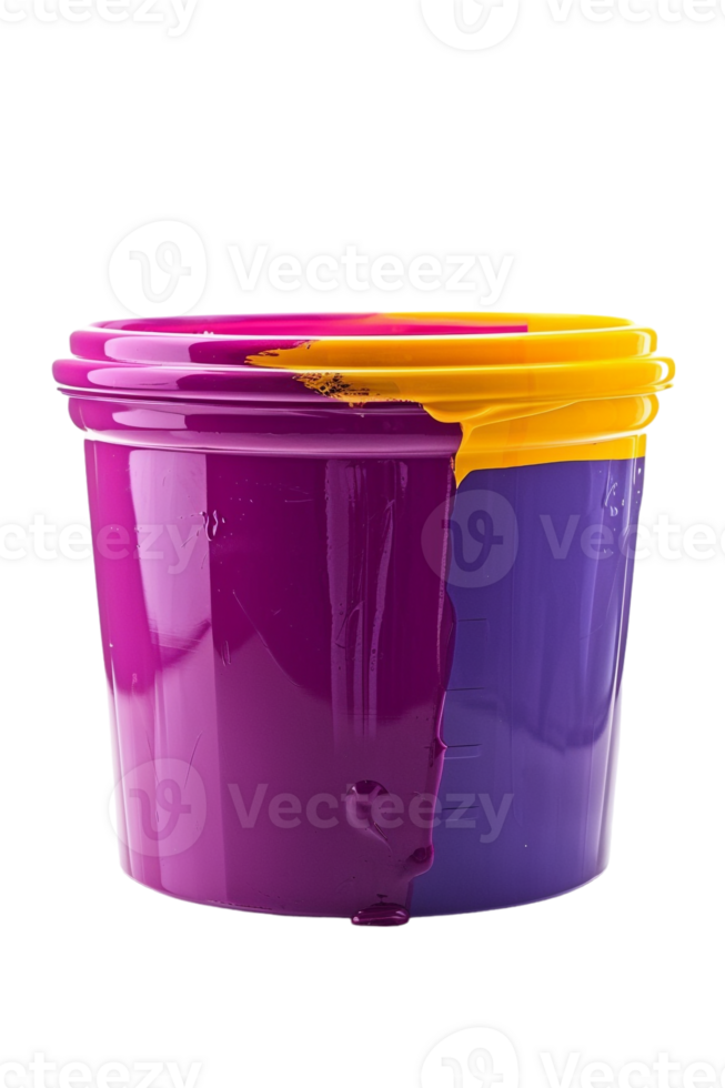 Paint bucket isolated against transparent background png