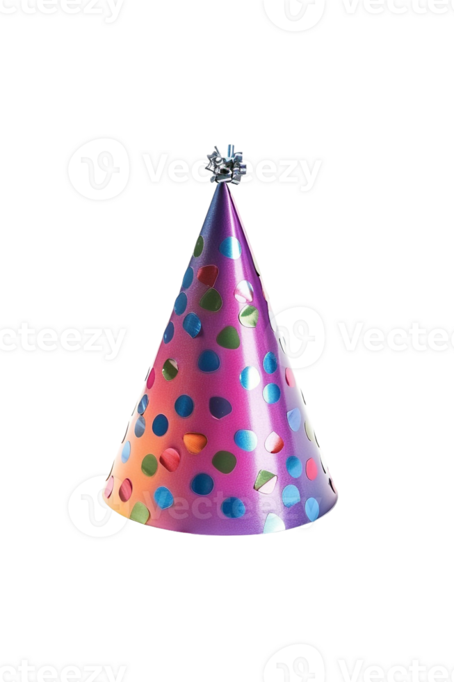Party hat isolated against a transparent background png