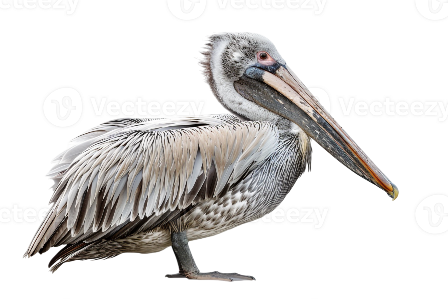 Pelican bird, isolated against a transparent background png