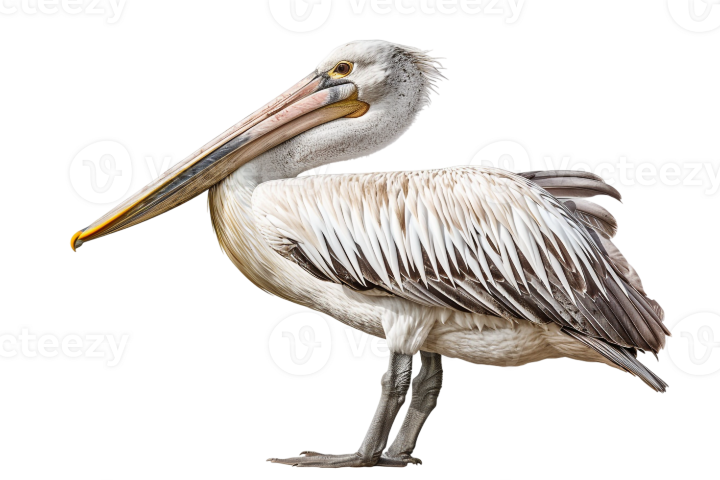 Pelican bird, isolated against a transparent background png
