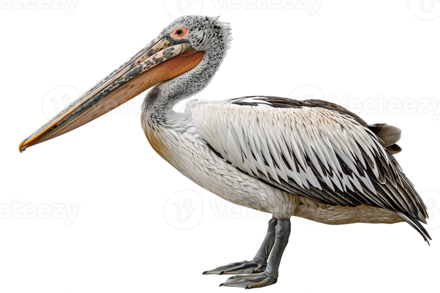 Pelican bird, isolated against a transparent background png