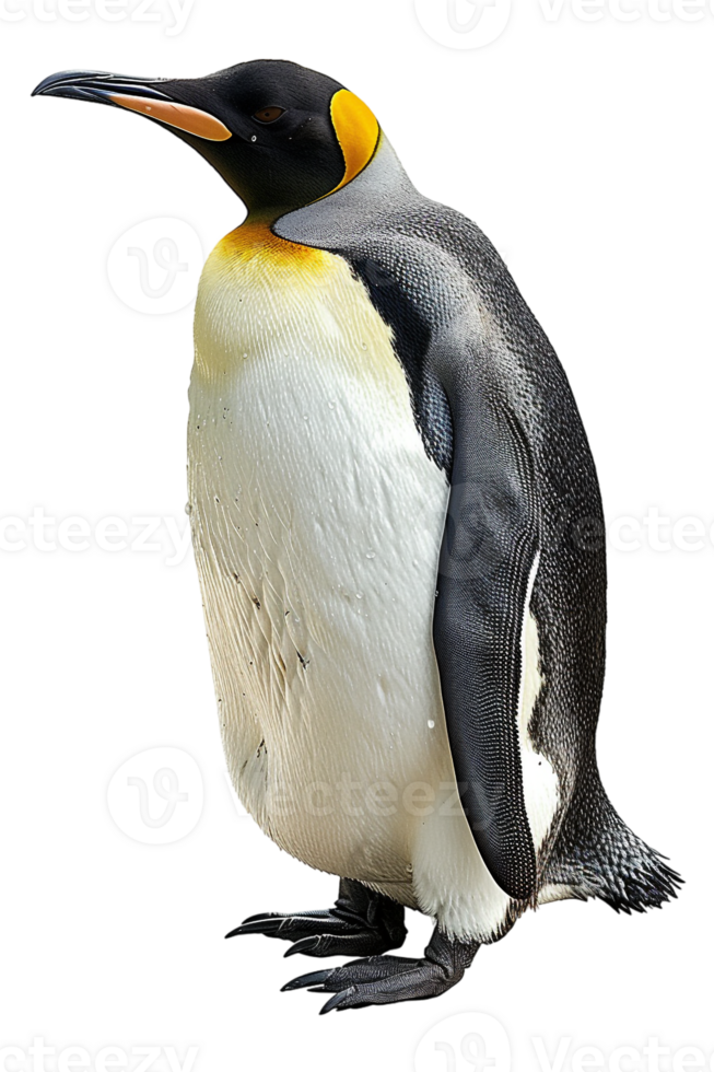 Penguin, isolated against a transparent background png