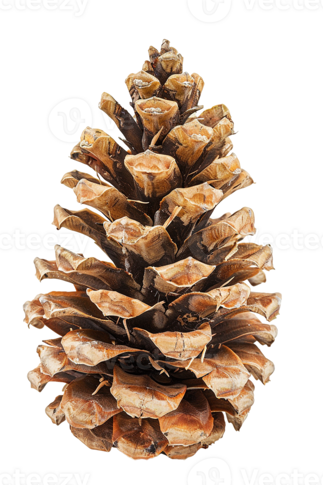 Pine cone isolated on transparent background png