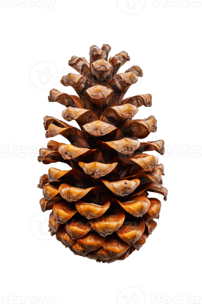 Pine cone isolated on transparent background png