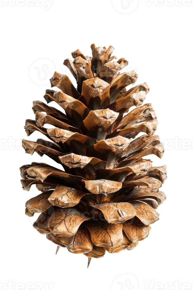 Pine cone isolated on transparent background png