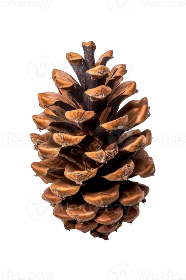 Pine cone isolated on transparent background png