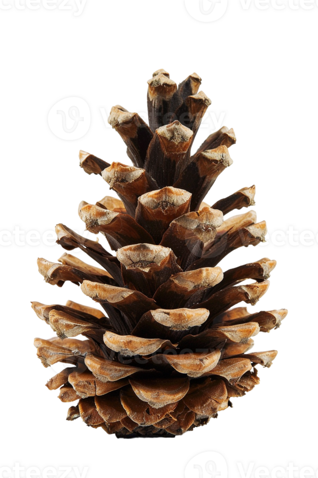 Pine cone isolated on transparent background png