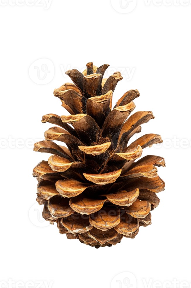 Pine cone isolated on transparent background png