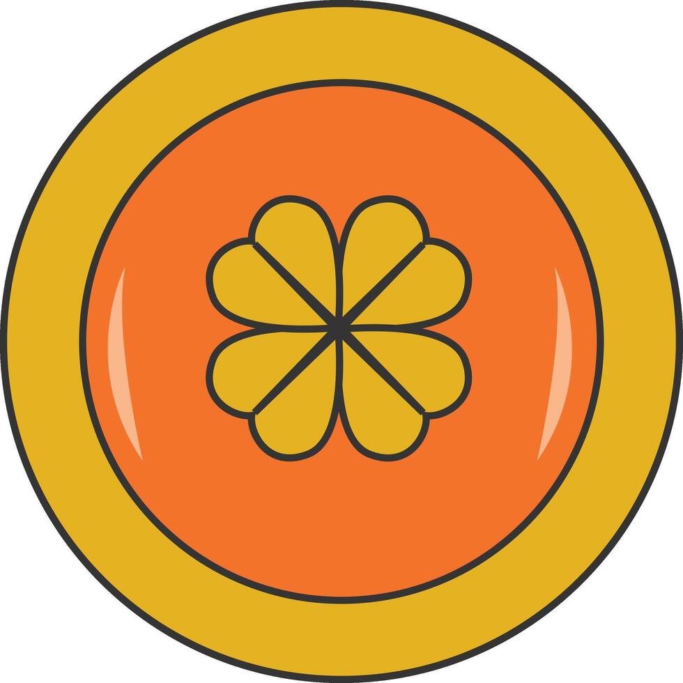 St. Patrick's Day Icon. Illustration with Flat Style vector