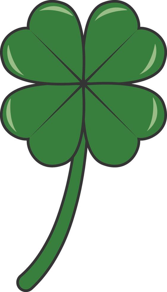 St. Patrick's Day Icon. Illustration with Flat Style vector