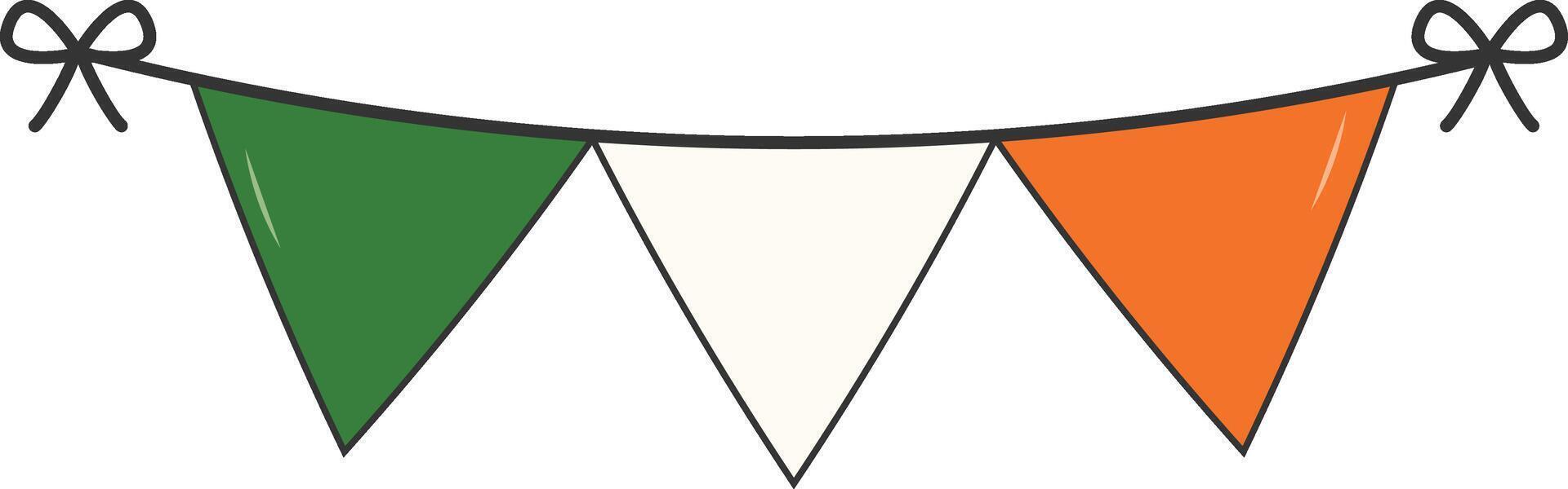 St. Patrick's Day Icon. Illustration with Flat Style vector