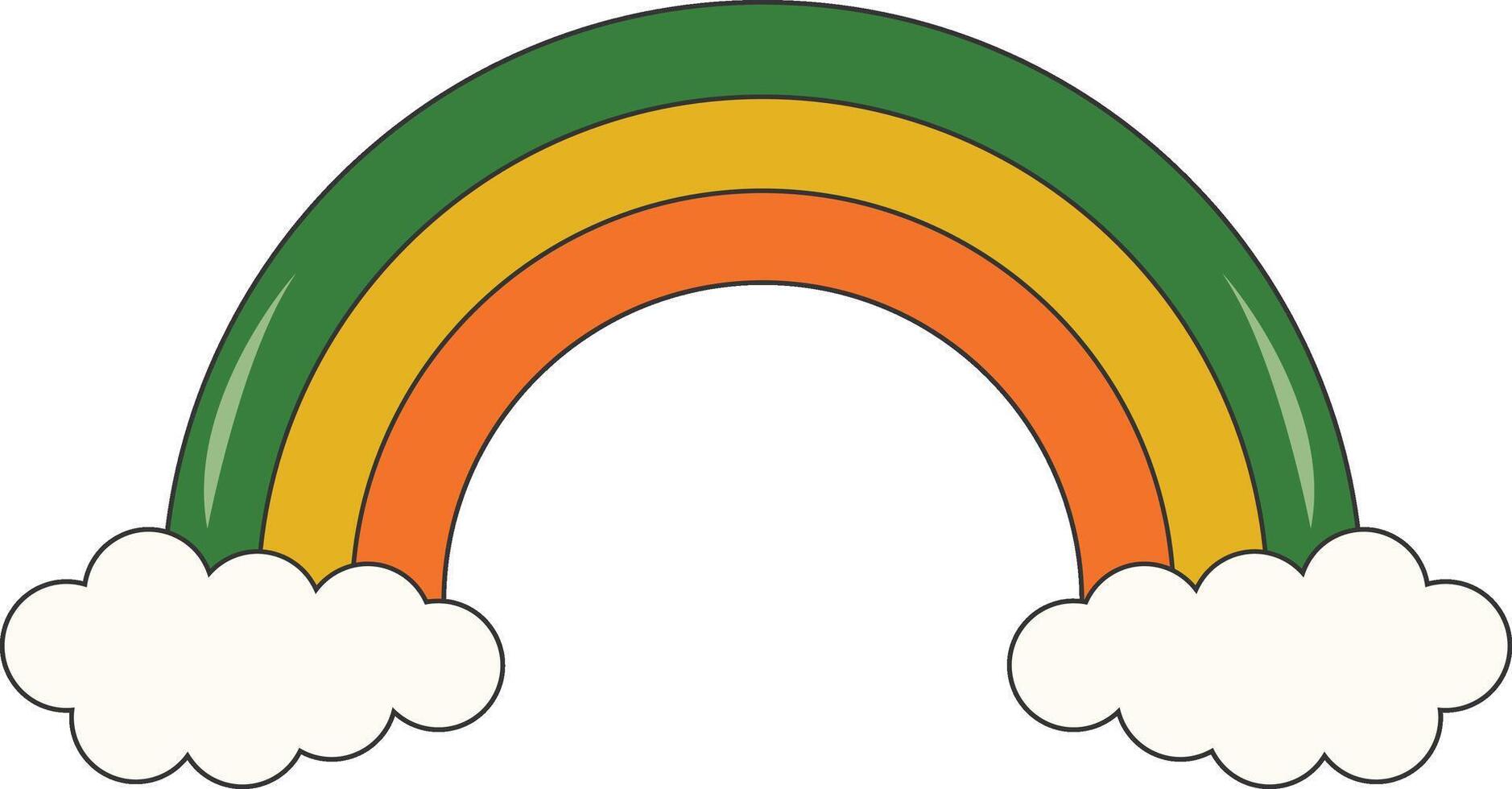 St. Patrick's Day Icon. Illustration with Flat Style vector