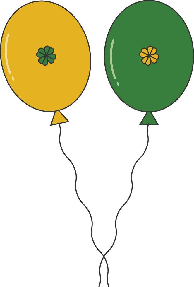 St. Patrick's Day Icon. Illustration with Flat Style vector