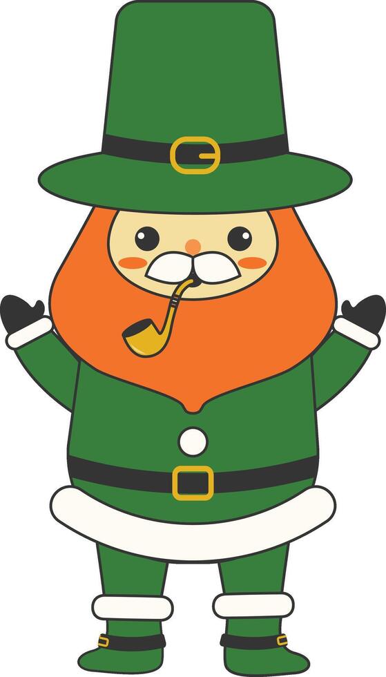 St. Patrick's Day Icon. Illustration with Flat Style vector