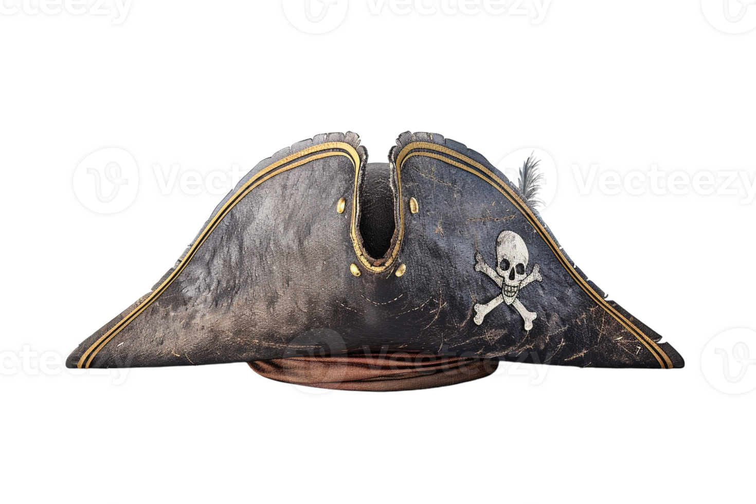pirate hat isolated against a transparent background png