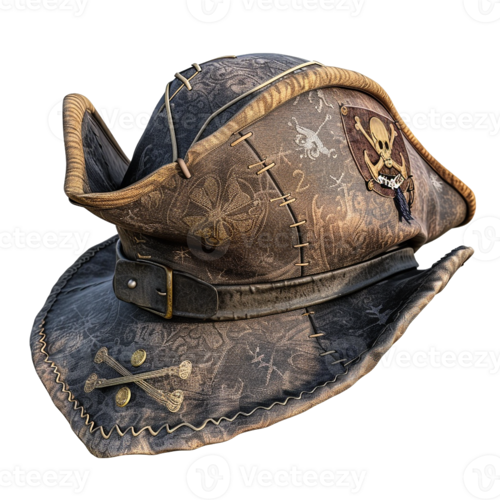 pirate hat isolated against a transparent background png