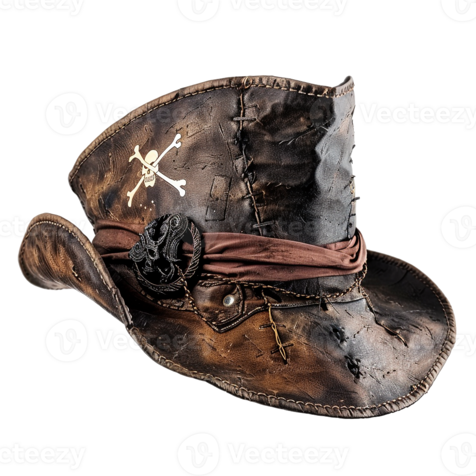 pirate hat isolated against a transparent background png
