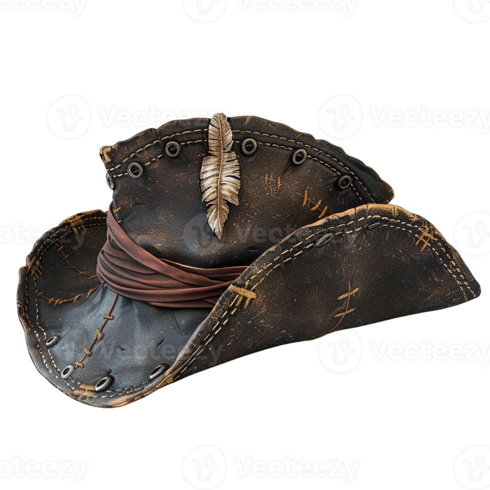 pirate hat isolated against a transparent background png