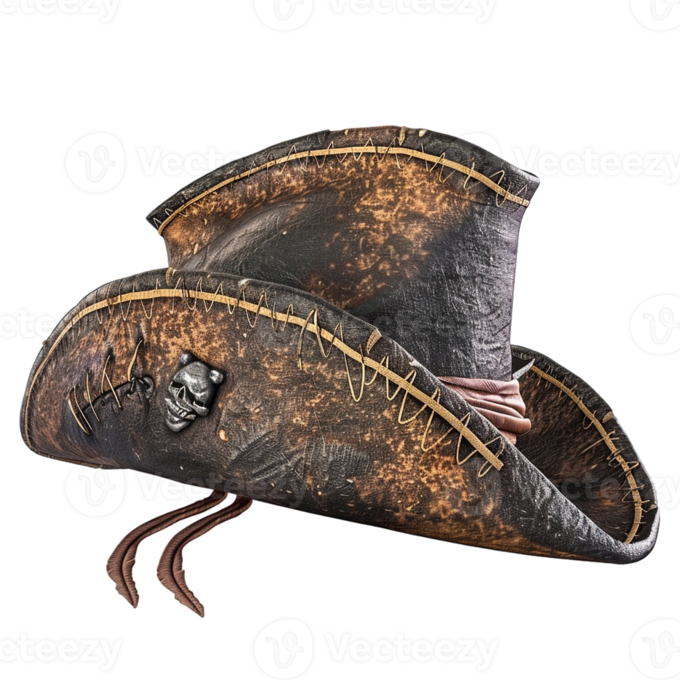 pirate hat isolated against a transparent background png