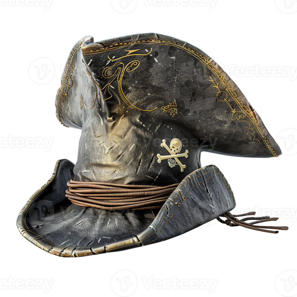 pirate hat isolated against a transparent background png
