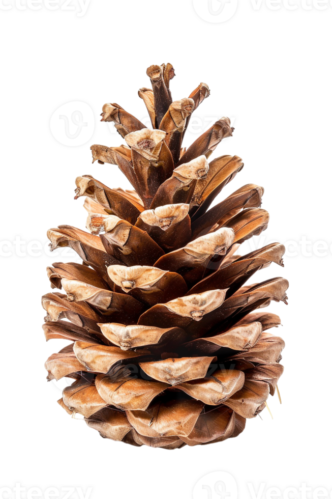 Pine cone isolated on transparent background png