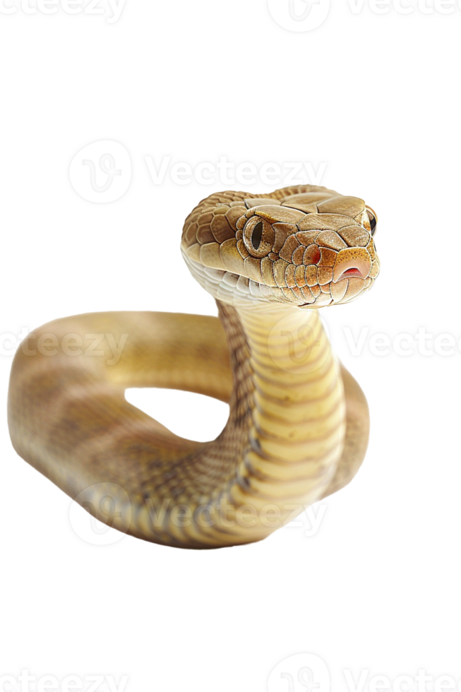 Snake alone against transparent backdrop png