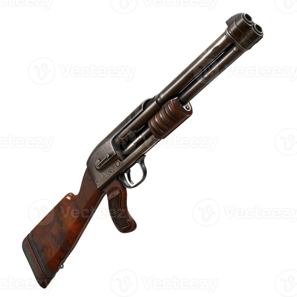 shotgun isolated against a transparent background png