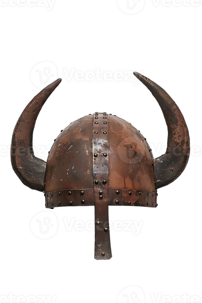 Viking helmet alone against transparent backdrop png