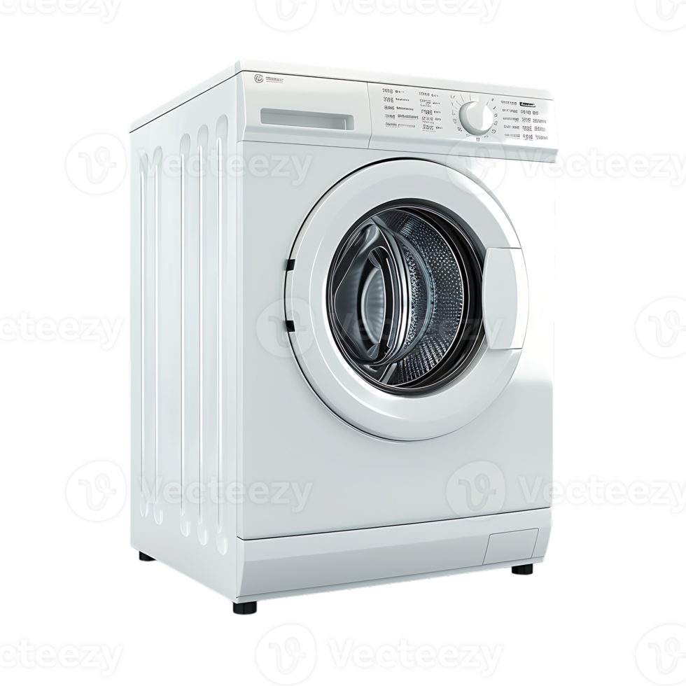 washing machine, presented alone against a transparent background png