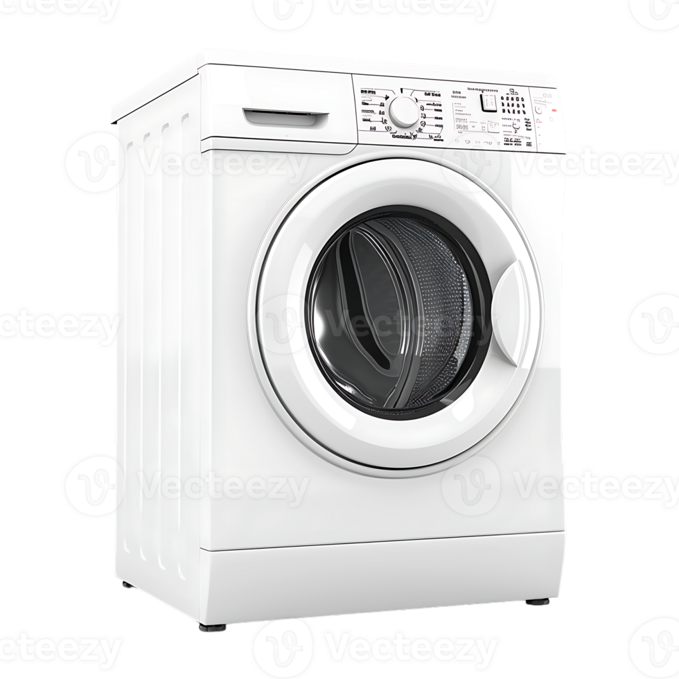 washing machine, presented alone against a transparent background png