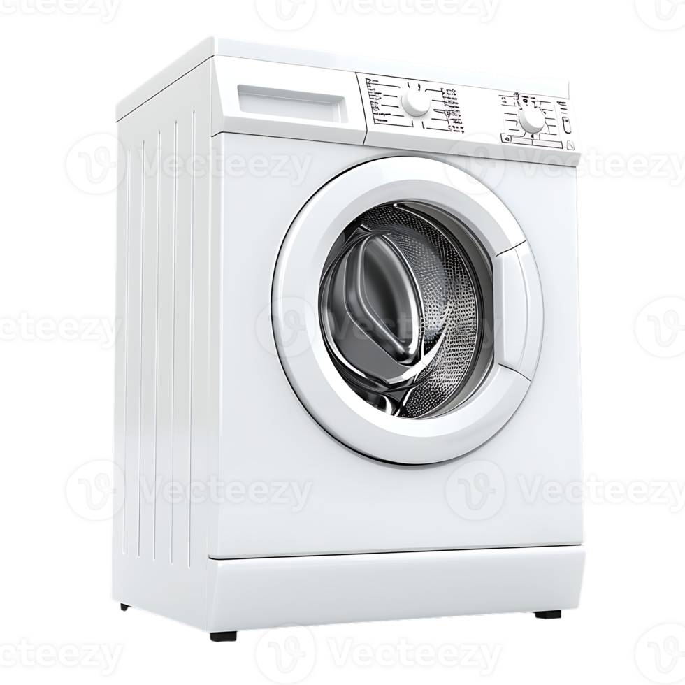 washing machine, presented alone against a transparent background png