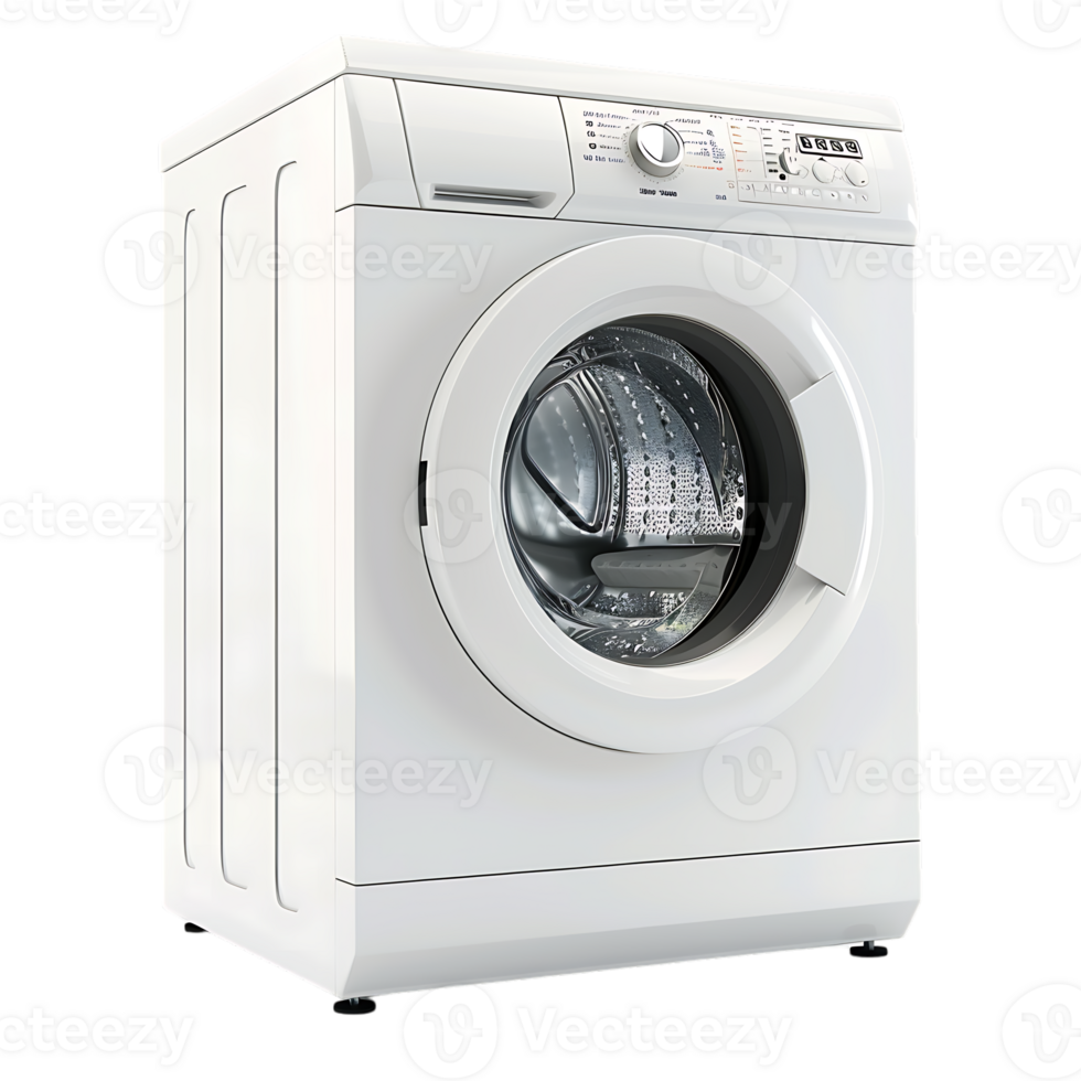 washing machine, presented alone against a transparent background png