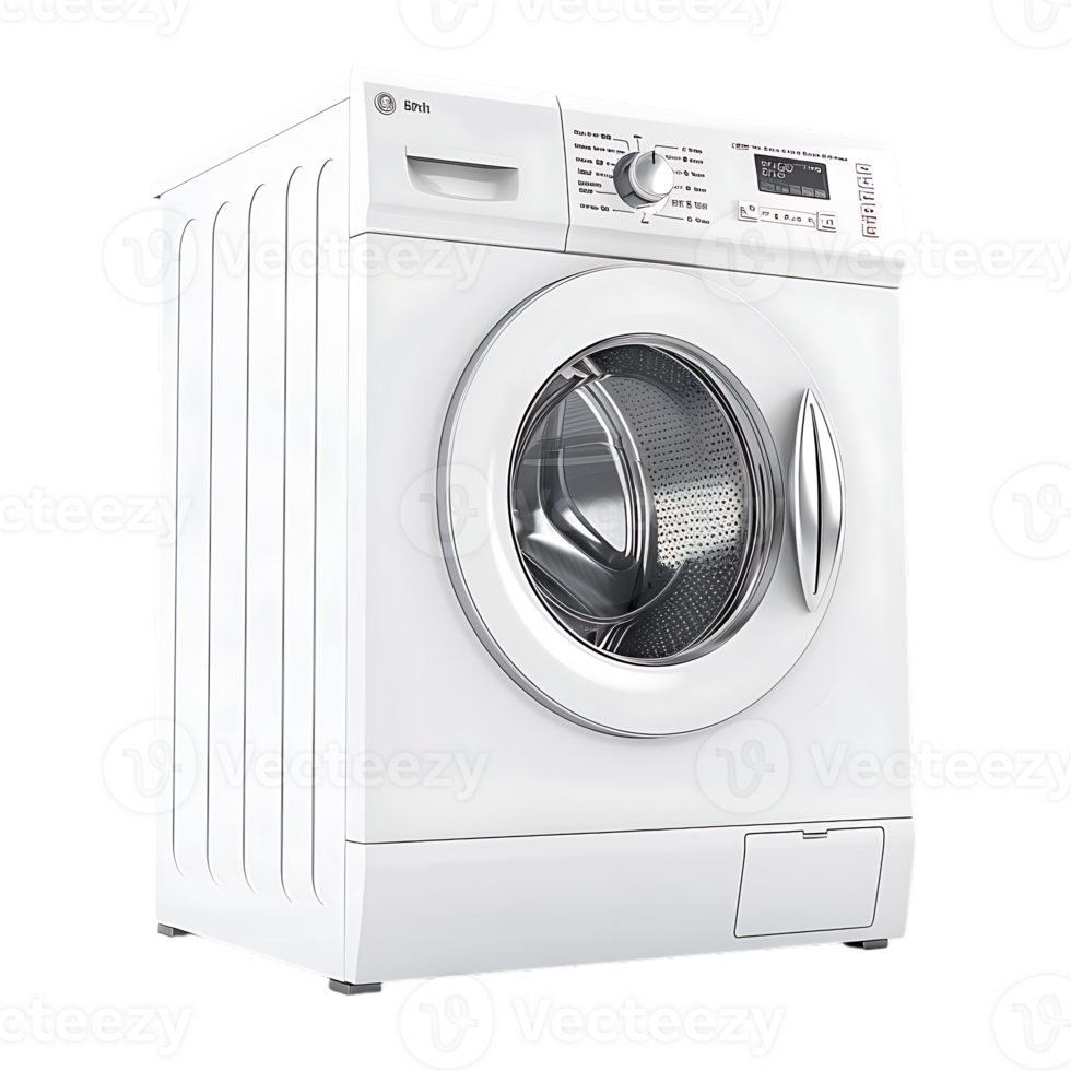 washing machine, presented alone against a transparent background png