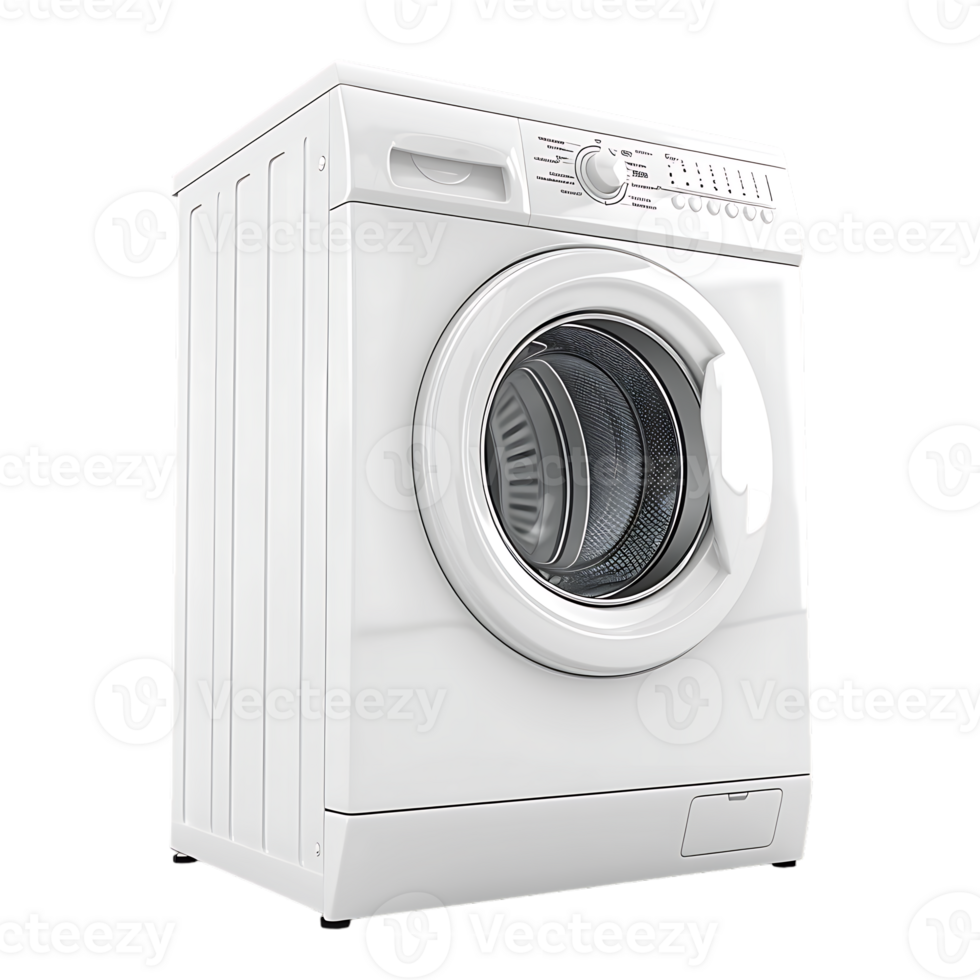 washing machine, presented alone against a transparent background png