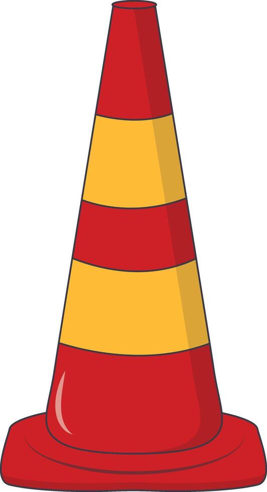 Cartoon Firefighter Safety Equipment. Isolated on White Background. Sticker Illustration Design vector