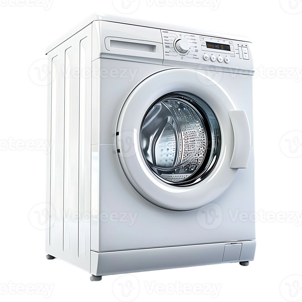 washing machine, presented alone against a transparent background png