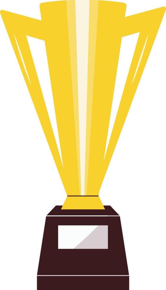 Gold Cup Award Icon. Winning Symbol for Sports Tournament. Illustration vector